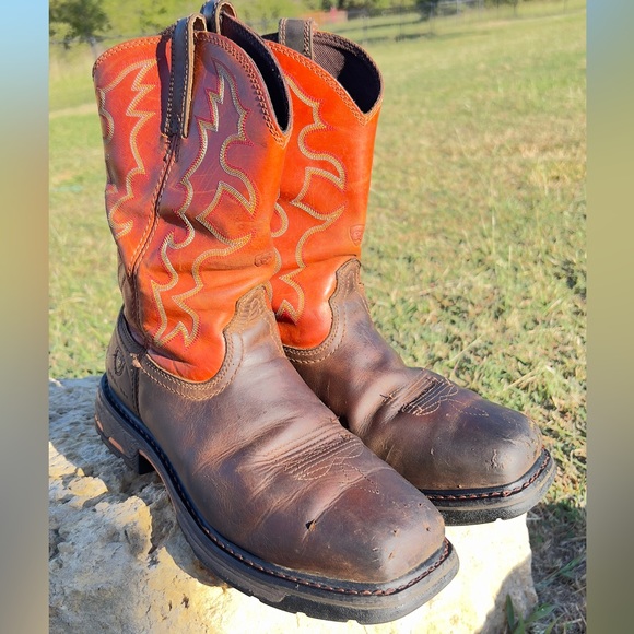 Ariat workhog composite toe work boots - Picture 1 of 8